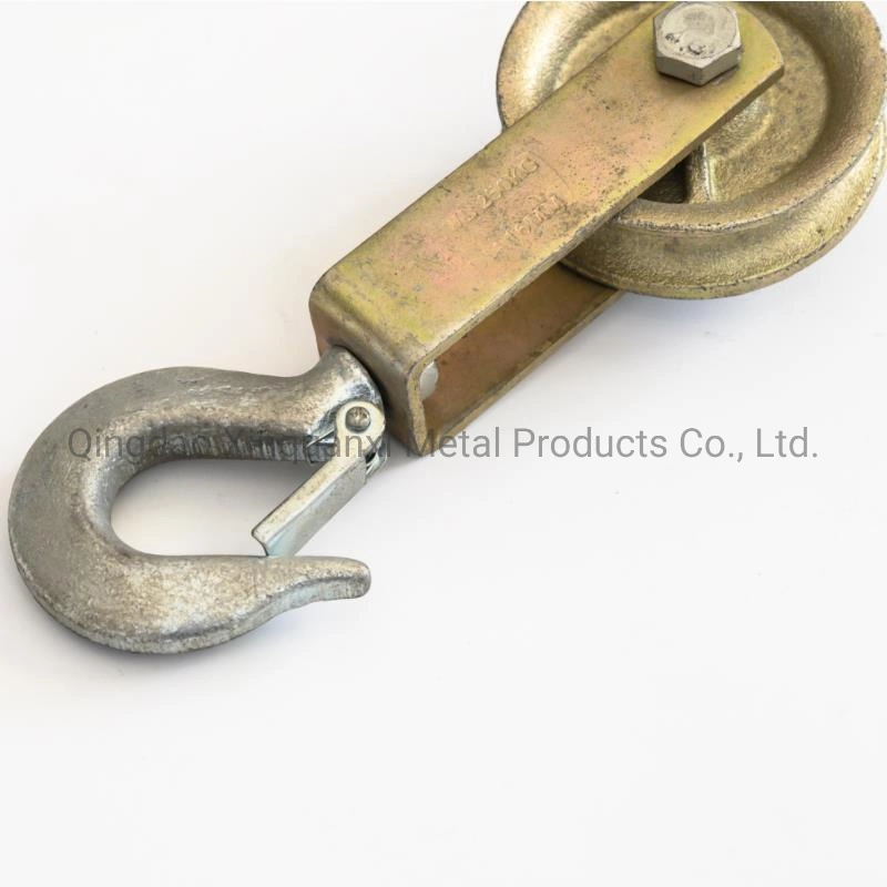 Single Sheave Wheel Heavy-Duty Pulley Block