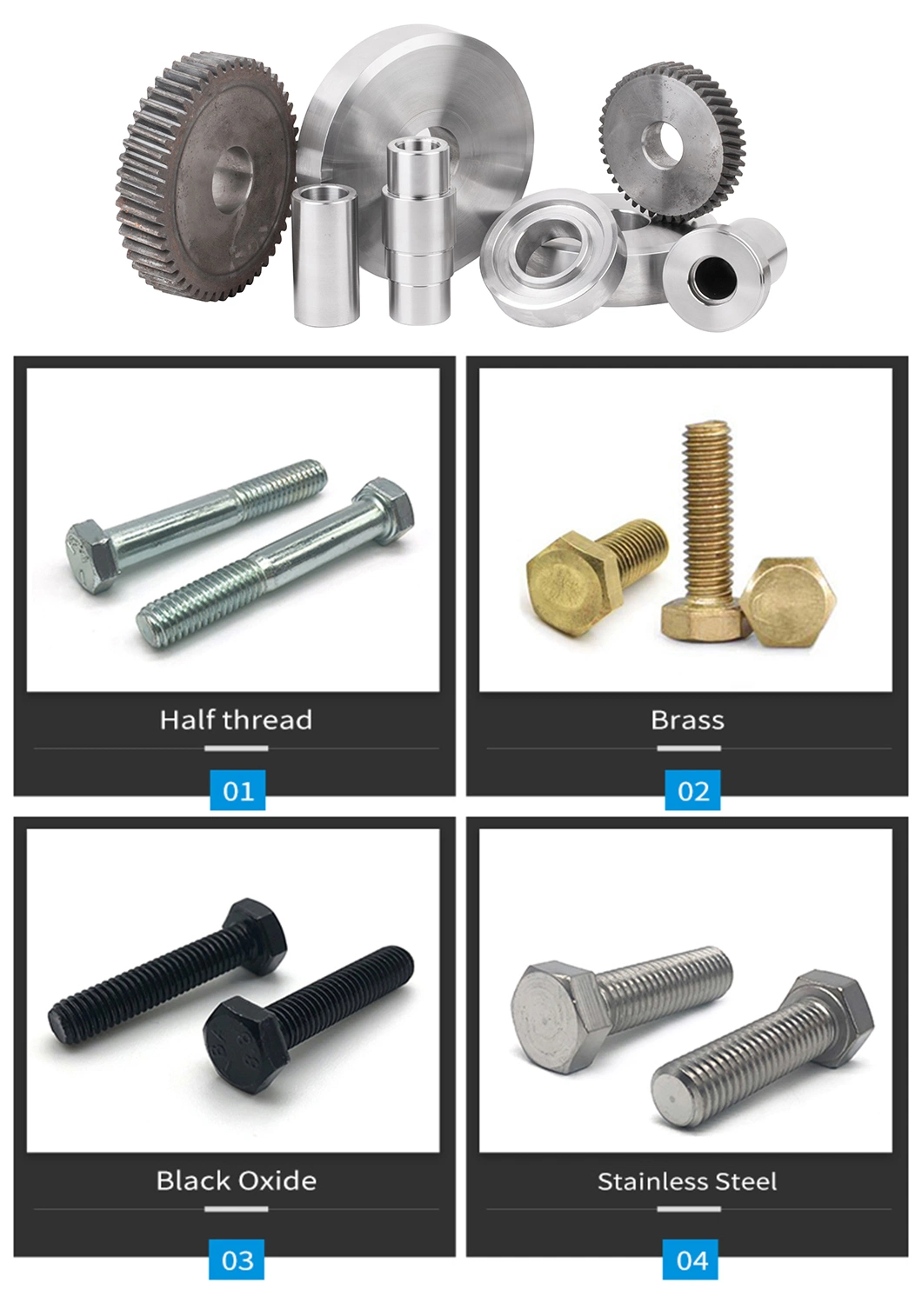 Fastener Stainless Steel Screw Square Head Bolt